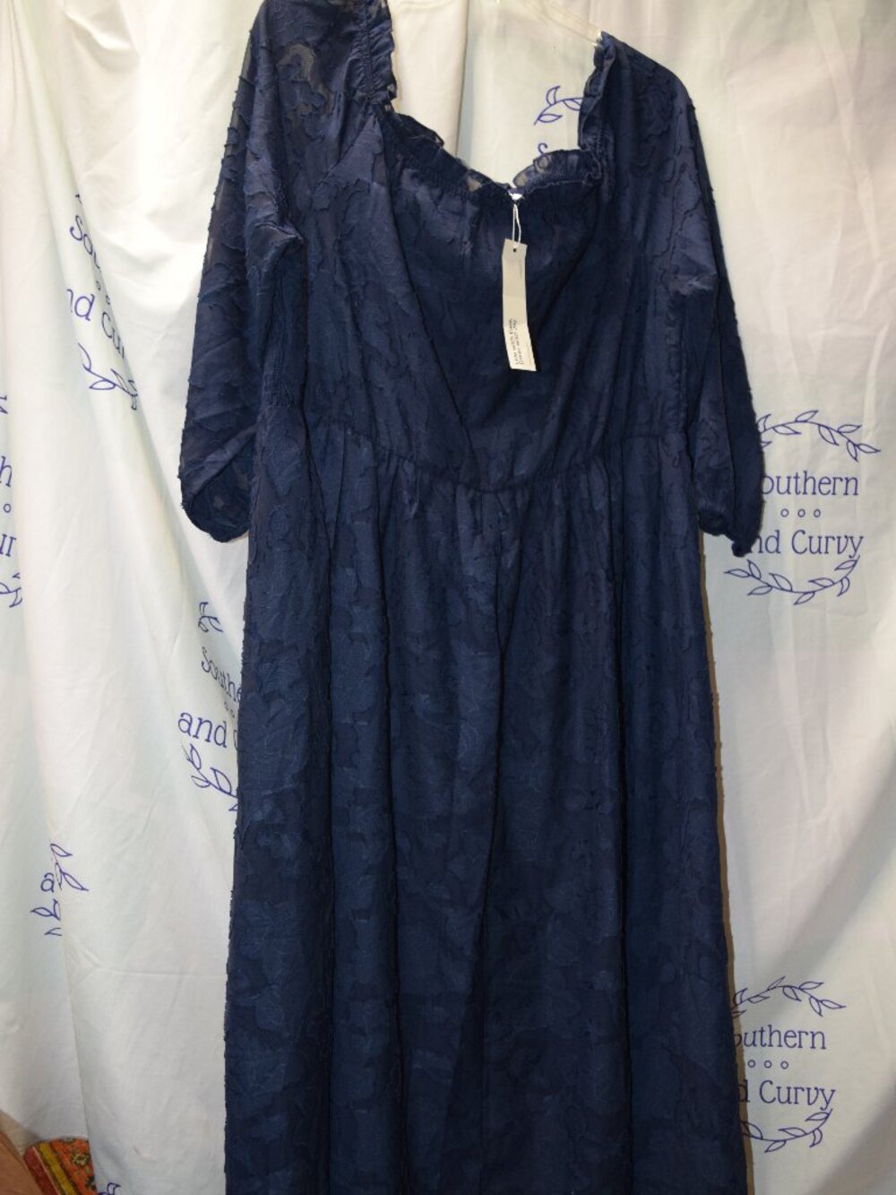 NWT BloomChic Navy Lace Dress, Size 26